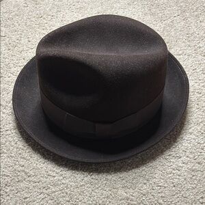 Dyna Felt Classic BrownFedora Hat size 6 7/8